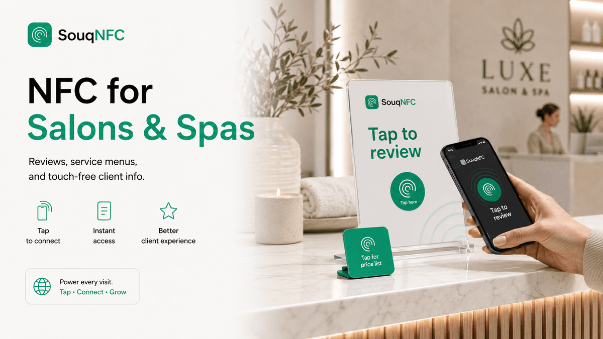 NFC for Salons and Spas Dubai by SouqNFC