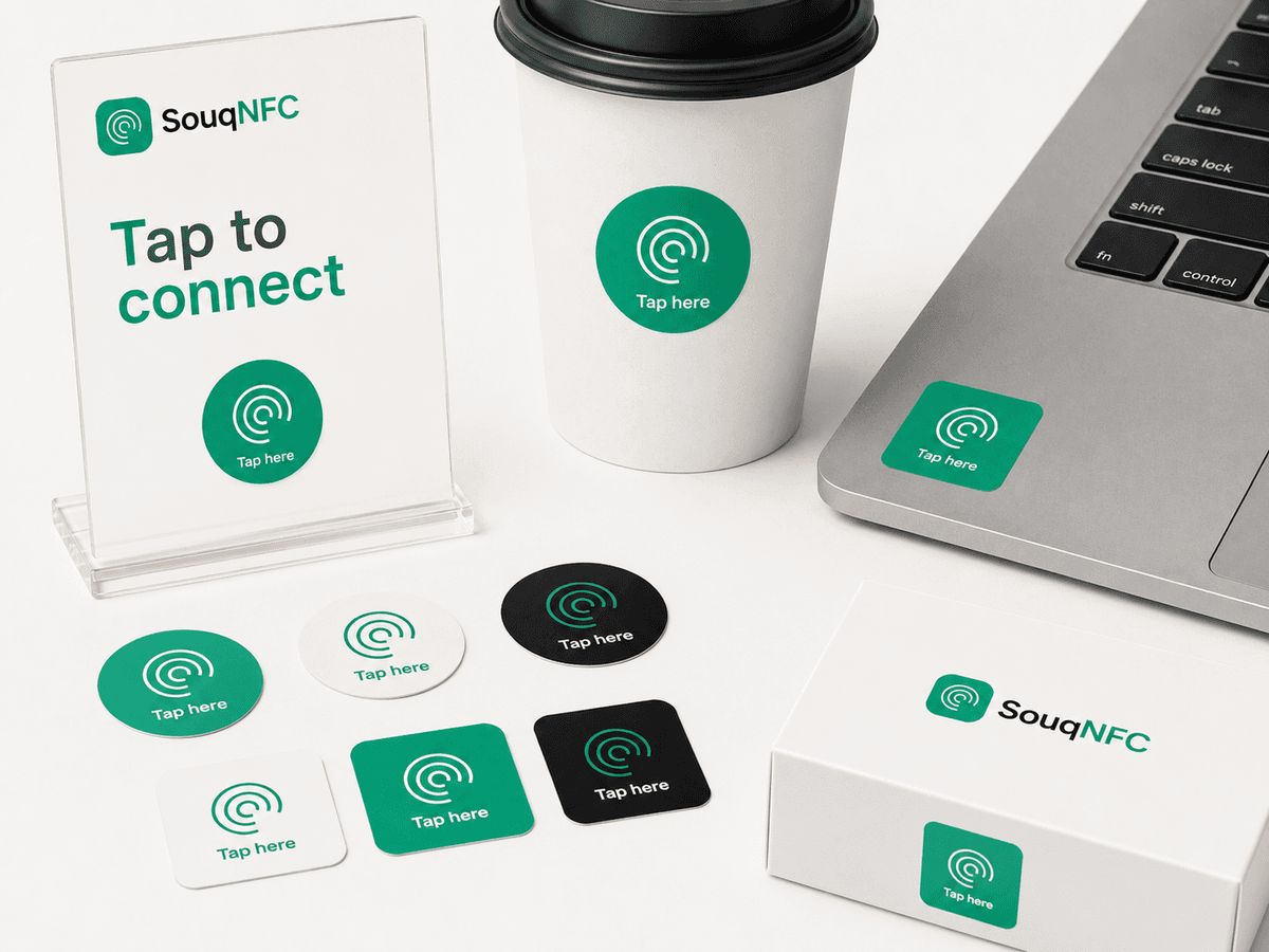 NFC Stickers Dubai for Branded Surfaces NFC Stickers Dubai for Branded Surfaces